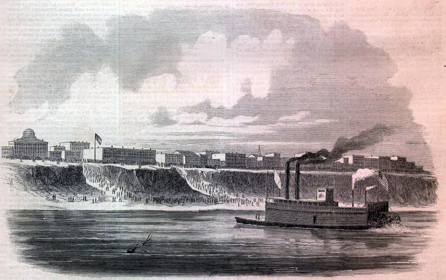 View of Memphis during the Civil War